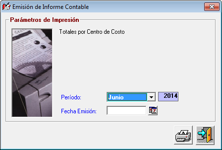 informe totales por centro de costo